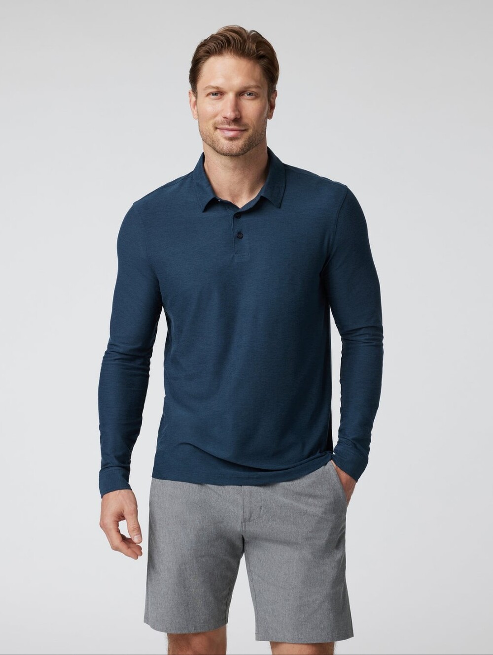Vuori Long Sleeve Strato Tech Polo
